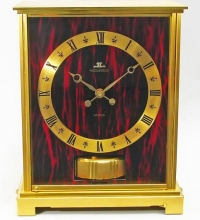 Pendule Atmos Embassy rouge flammé