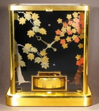 Pendule Atmos japonaise laquée Printemps-Automne